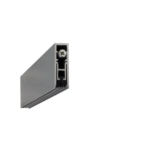 36" Surface Mounted Automatic Door Bottom with PemkoPrene Clear Aluminum Finish Clear Anodized Aluminum 4131CPKL36