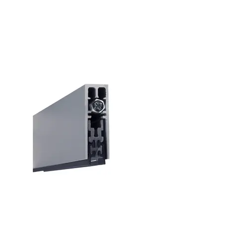 36" Surface Mounted Automatic Door Bottom with EPDM Clear Aluminum Finish Clear Anodized Aluminum 4131CRL36