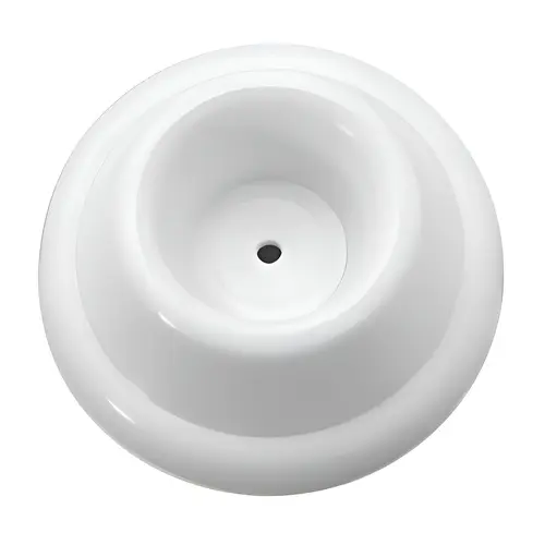 1-9/16" Concave Rubber Wall Stop White Finish 1-9/16" Concave Rubber Wall Stop White Finish