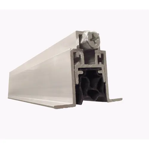 36" Full Mortise Automatic Door Bottom with PemkoPrene Mill Finish Aluminum Finish 434APKL36