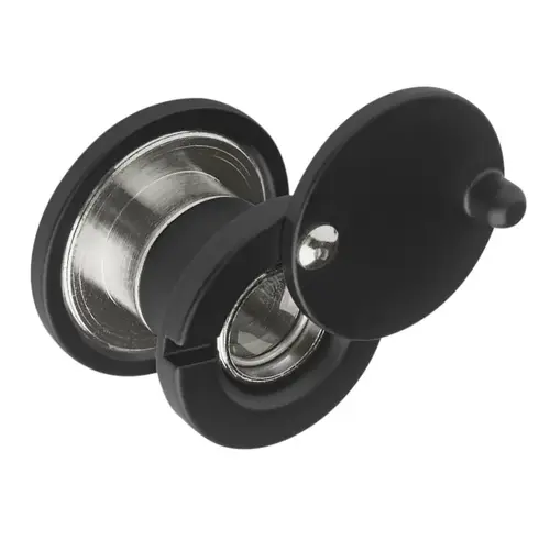 UL Rated 190 Degree Door Viewer with Heavy Duty Privacy Cover for 9/16" to 13/16" Doors Bright Chrome Finish