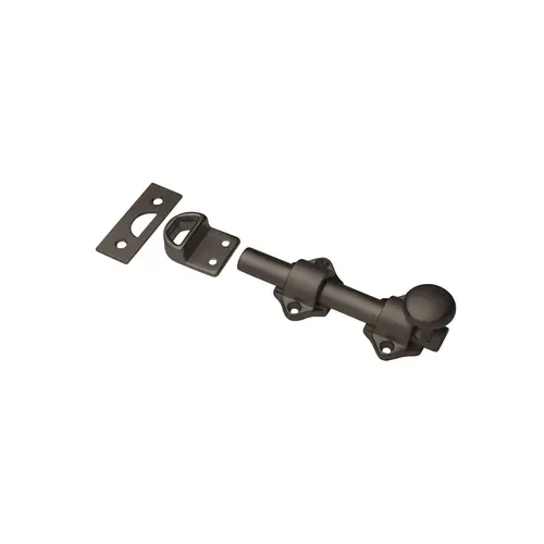 4" Surface Bolt Oil Rubbed Bronze Finish