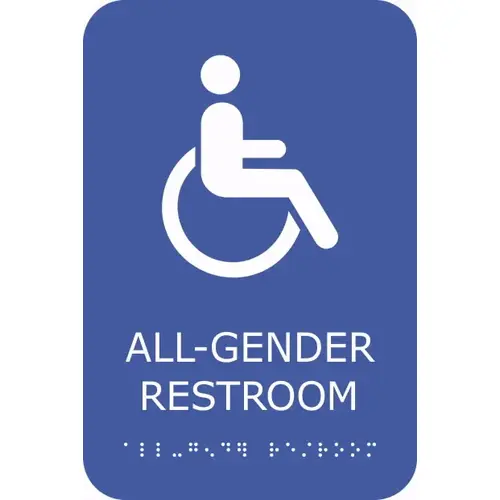 Rockwood Tactile Signage BFM625 Blue Rockwood Tactile Signage BFM625 Blue