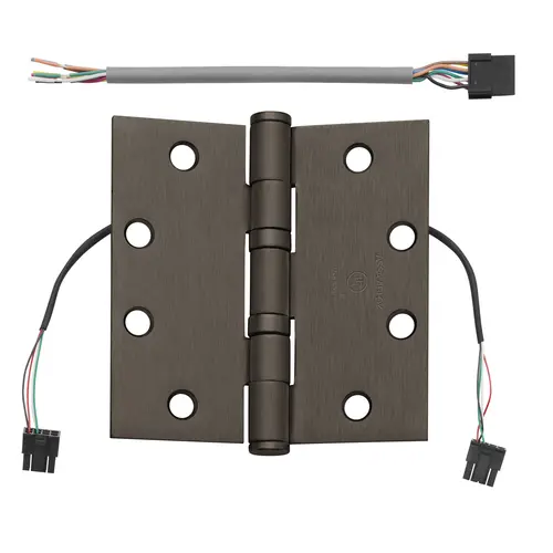 Electrified Hinge Dark Oxidized Satin Bronze Oil Rubbed Electrified Hinge Dark Oxidized Satin Bronze Oil Rubbed