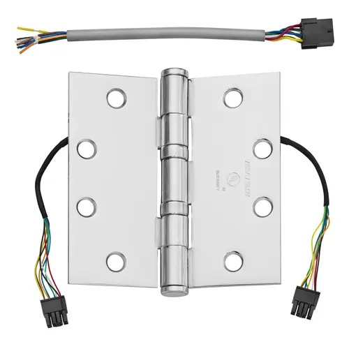 TA2714 Electric Hinge with ElectroLynx Quick Connect Concealed Circuit Bright Chrome TA2714 Electric Hinge with ElectroLynx Quick Connect Concealed Circuit Bright Chrome