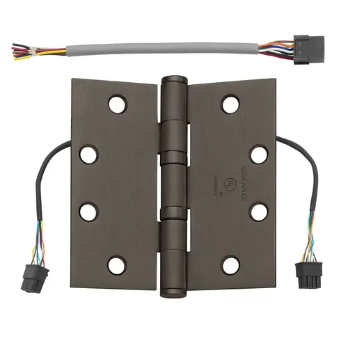 Electrified Hinge Dark Oxidized Satin Bronze Oil Rubbed