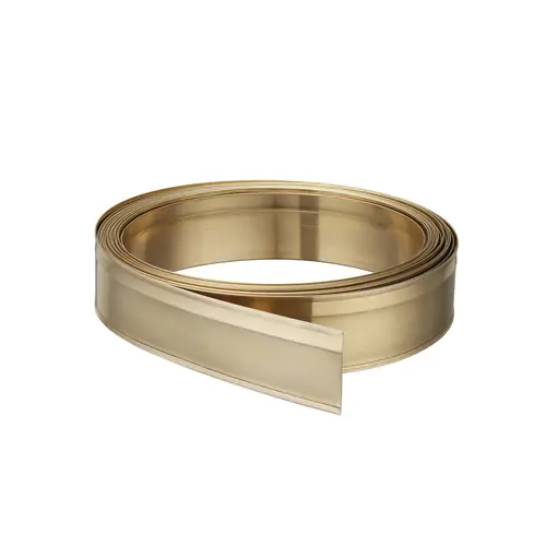 17' Spring Bronze Weatherstrip Mill Finish Extruded Brass Finish