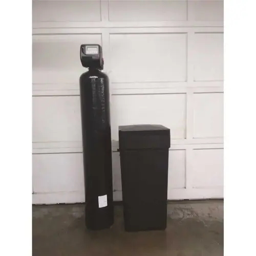10 In. X 54 In. Water Softener System W/ Base (Black)