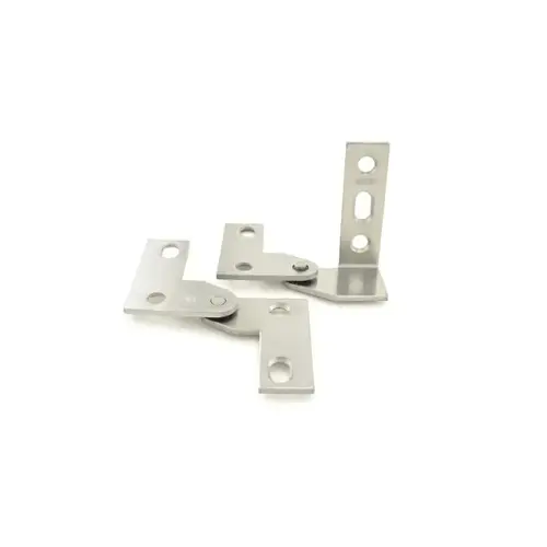 Right Hand Jamb Mounted Wardrobe Pivot Set # 350259 Satin Chrome Finish Right Hand Jamb Mounted Wardrobe Pivot Set # 350259 Satin Chrome Finish