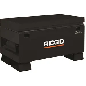 RIDGID RB32 32 in. W x 19 in. H x 19 in. L Portable Jobsite Storage Box Black