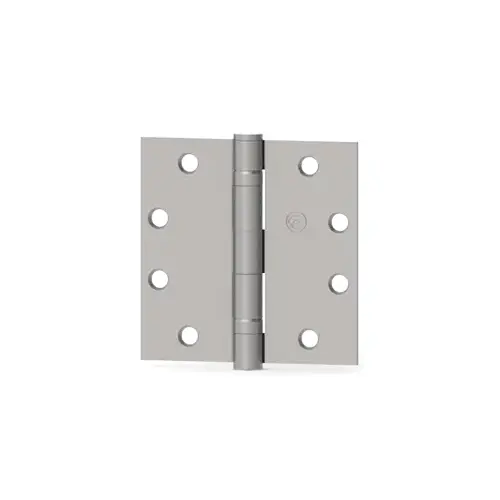 ECBB 4-1/2" x 4-1/2" Full Mortise Standard Weight Ball Bearing Square Corner Hinge Non Removable Pin Satin Stainless Steel Finish - pack of 3 ECBB 4-1/2" x 4-1/2" Full Mortise Standard Weight Ball Bearing Square Corner Hinge Non Removable Pin Satin Stainless Steel Finish - pack of 3
