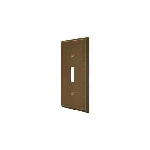 Switch Plate, Single Standard, Solid Brass Switch Plate, Single Standard, Solid Brass