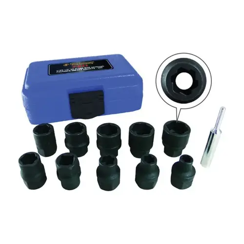 Astro Pneumatic Tool Company 7411 Damaged Fastener 11-Piece Impact