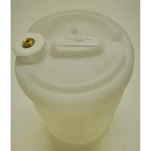 Solvent Receiving Pail, Plastic, Use With: URS500P2 and URS900P2 Solvent Recycler