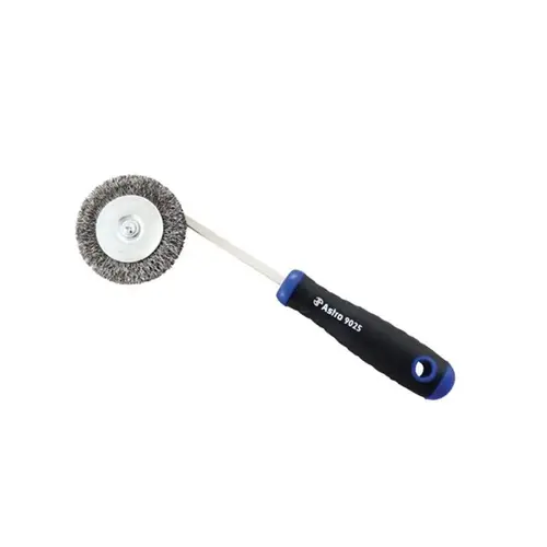 Wire Wheel Hand Brush, 11 in x 3 in, Steel Bristles Wire Wheel Hand Brush, 11 in x 3 in, Steel Bristles