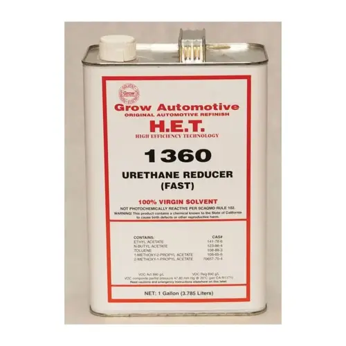 Urethane Reducer, 1 gal, Fast Speed/Temperature Urethane Reducer, 1 gal, Fast Speed/Temperature