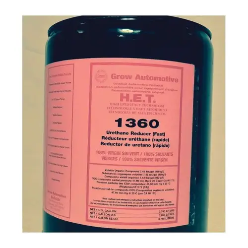 Urethane Reducer, 5 gal, Fast Speed/Temperature Urethane Reducer, 5 gal, Fast Speed/Temperature