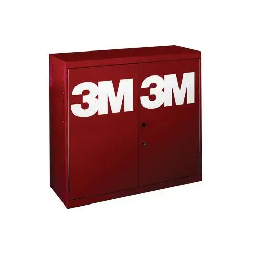 Abrasive Organizer, 31 in L x 33 in W x 31 in H, 24 ga Red