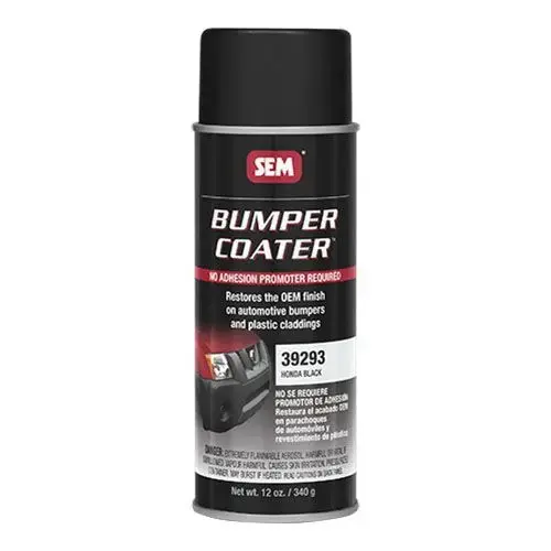 Bumper Coater, 16 oz Aerosol Can, Honda Black, 20 sq-ft at 1 mil DFT Coverage