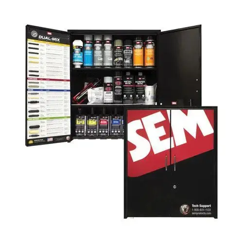 Low VOC Shop Cabinet, 30 in H x 25 in W x 13 in D, Manual Door, 2 Doors, 2 Shelves Low VOC Shop Cabinet, 30 in H x 25 in W x 13 in D, Manual Door, 2 Doors, 2 Shelves