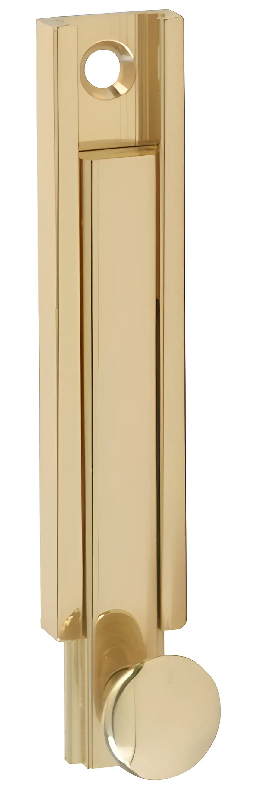 Ives Commercial Solid Brass 4" Modern Surface Bolt Bright Brass Finish 40B34