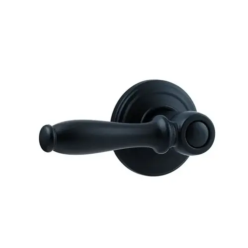 Ashfield Lever Interior Single Cylinder Handleset Trim, Iron Black