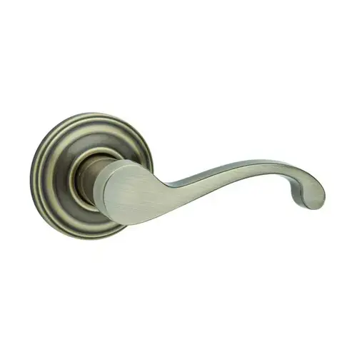 Left Hand Commonwealth Interior Double Cylinder Handleset Trim SmartKey Antique Brass Finish Left Hand Commonwealth Interior Double Cylinder Handleset Trim SmartKey Antique Brass Finish