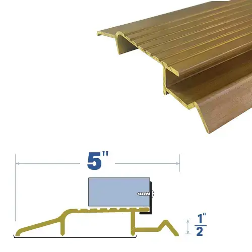 36" Interlocking Bronze Threshold (5" by 1/2") Architectural Bronze3 36" Interlocking Bronze Threshold (5" by 1/2") Architectural Bronze3