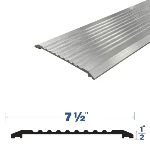 72" Threshold (7-1/2" by 1/2") Mill Aluminum6 72" Threshold (7-1/2" by 1/2") Mill Aluminum6