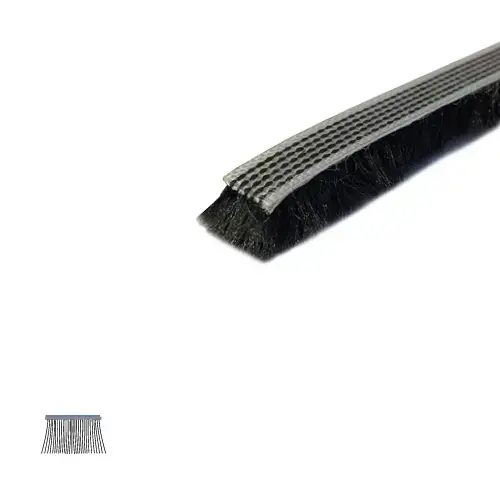 24" Self-Adhesive Pile Brush Black Pile Brush2 24" Self-Adhesive Pile Brush Black Pile Brush2