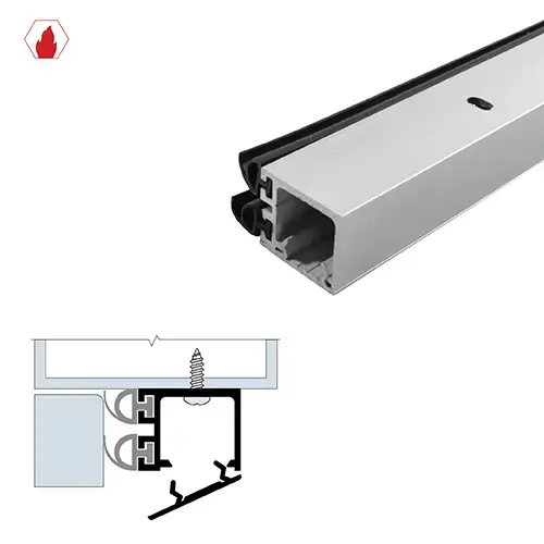 Mechanically Fastened Gasketing (1-1/8" by 23/32") Matte Black Powder Coat Mechanically Fastened Gasketing (1-1/8" by 23/32") Matte Black Powder Coat