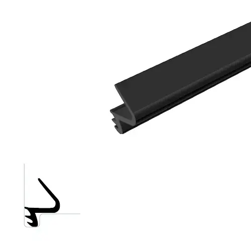 Kerf Gasketing Black Silicone Kerf Gasketing Black Silicone