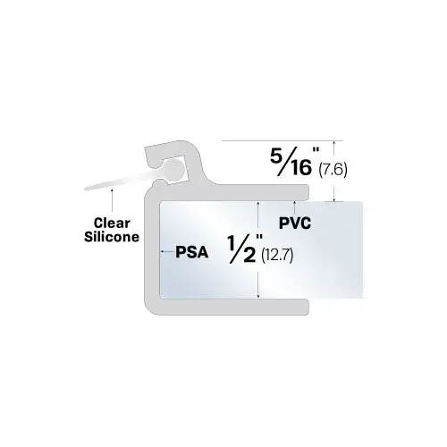 Meeting Stile (1" by 1/2") Meeting Stile (1" by 1/2")