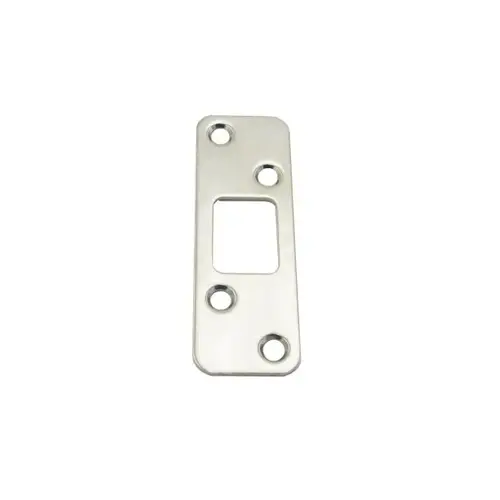 Radius Deadbolt Strike Satin Stainless Steel Finish