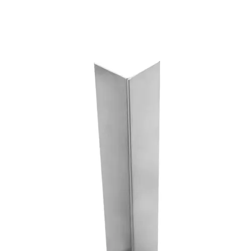 Scotch Mount Corner Guard, 1" x 1" x 48" Satin Stainless Steel Finish Scotch Mount Corner Guard, 1" x 1" x 48" Satin Stainless Steel Finish