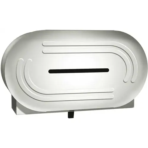 9 in. Surface Mounted Low Profile Jumbo Roll Toilet Paper Dispenser Satin 9 in. Surface Mounted Low Profile Jumbo Roll Toilet Paper Dispenser Satin