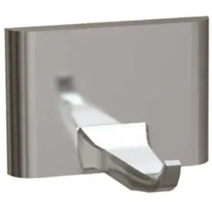 ASI 10-0740-Z Wall Mounted Single J-Hook Robe in Chrome Plated Zamak
