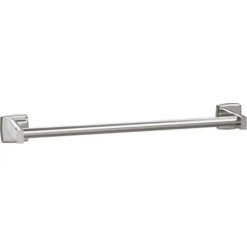 Wall Mounted 24 in. Round Towel Bar in Stainless Steel Bright