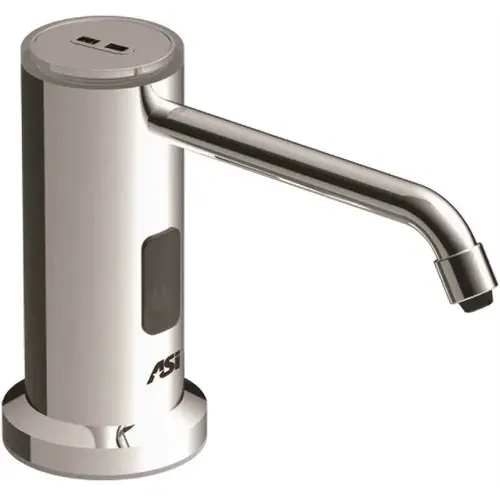 Countertop 50.7 oz. Automatic (AC) Top Fill Liquid Soap Dispenser in Stainless Steel Bright Countertop 50.7 oz. Automatic (AC) Top Fill Liquid Soap Dispenser in Stainless Steel Bright