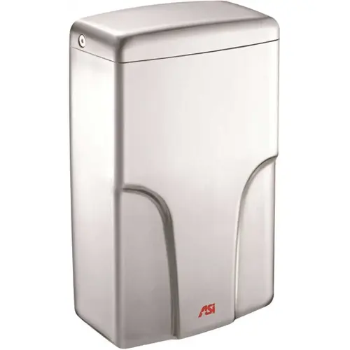 TURBO-Pro Automatic High Speed Stainless Steel Electric Hand Dryer (120-Volt) with HEPA Filter Satin Finish