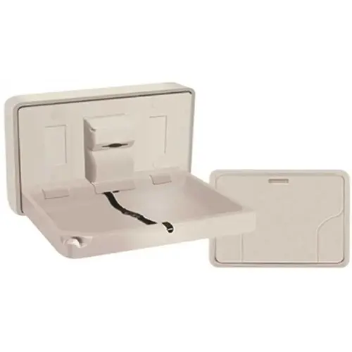 Surfaced Mounted Horizontal Baby Changing Station Gray