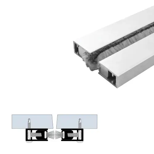 84" Door Sweep (1/2" by 1-1/8")7 Dark Bronze Anodized 84" Door Sweep (1/2" by 1-1/8")7 Dark Bronze Anodized