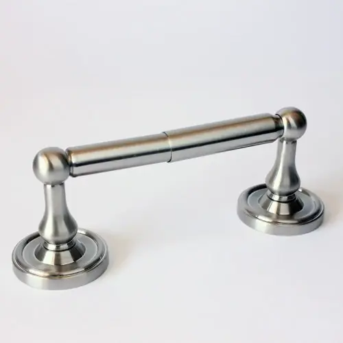 Midtowne Standard Tissue Roll Holder Satin Nickel Finish