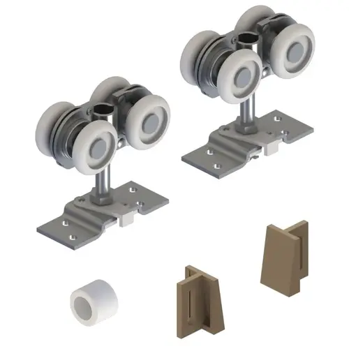 Parts Bag with Two 9606 Hangers, One 9883 Guide, and One 9881 Bumper Bright Brass Finish