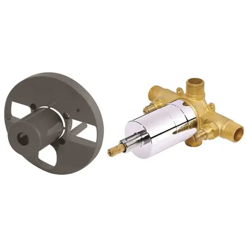 SINGLE-HANDLE TUB & SHOWER PRESSURE BALANCE WASHERLESS VALVE WITH STOPS, 1/2 IN. COPPER SWEAT/IPS 4-PORT HOOK UP SINGLE-HANDLE TUB & SHOWER PRESSURE BALANCE WASHERLESS VALVE WITH STOPS, 1/2 IN. COPPER SWEAT/IPS 4-PORT HOOK UP