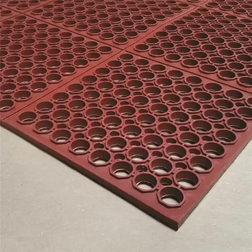 TUFFDEK MAT W/HOLES RED 3X5 TUFFDEK MAT W/HOLES RED 3X5