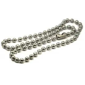 Ball Chain Mfg 3578777 #8 BEAD CHAIN NP BRASS 100FT Nickel Plated