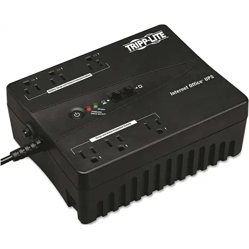 INTERNET350U INTERNET OFFICE 350VA UPS 120V WITH USB, RJ11, 6 OUTLET Black