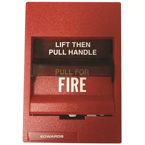 FIRE ALARM PULL STATION RED