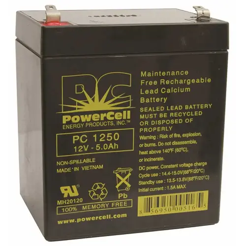 SEALED LEAD ACID BAT. 12V